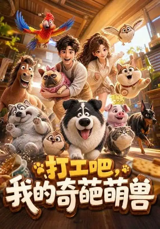 打工吧我的奇葩萌兽（110集）AI短剧-海之城短剧项目