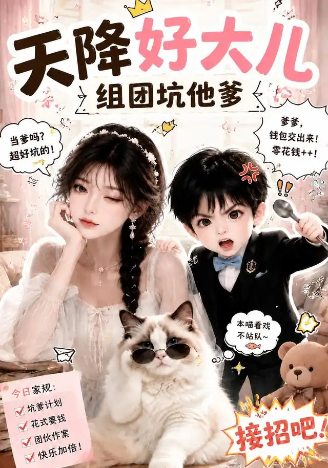 天降好大儿组团坑他爹（61集）-海之城短剧项目