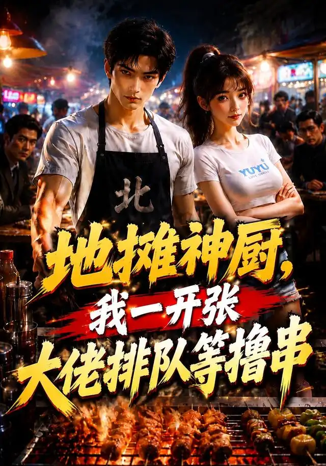 地摊神厨我一开张大佬排队等撸串 地摊神厨我一开张大佬排队等撸串