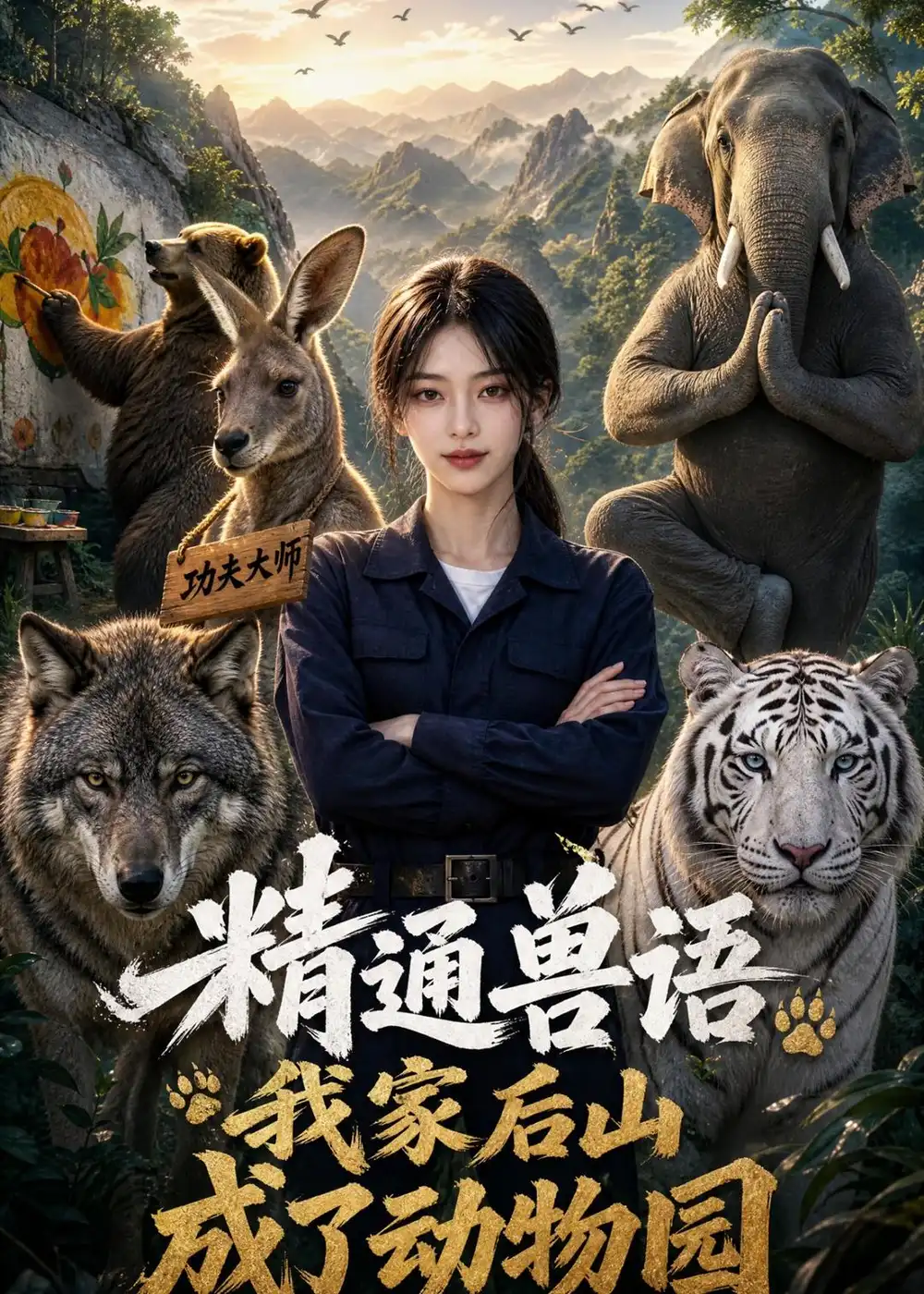 精通兽语我家后山成了动物园（90集） - 海之城短剧