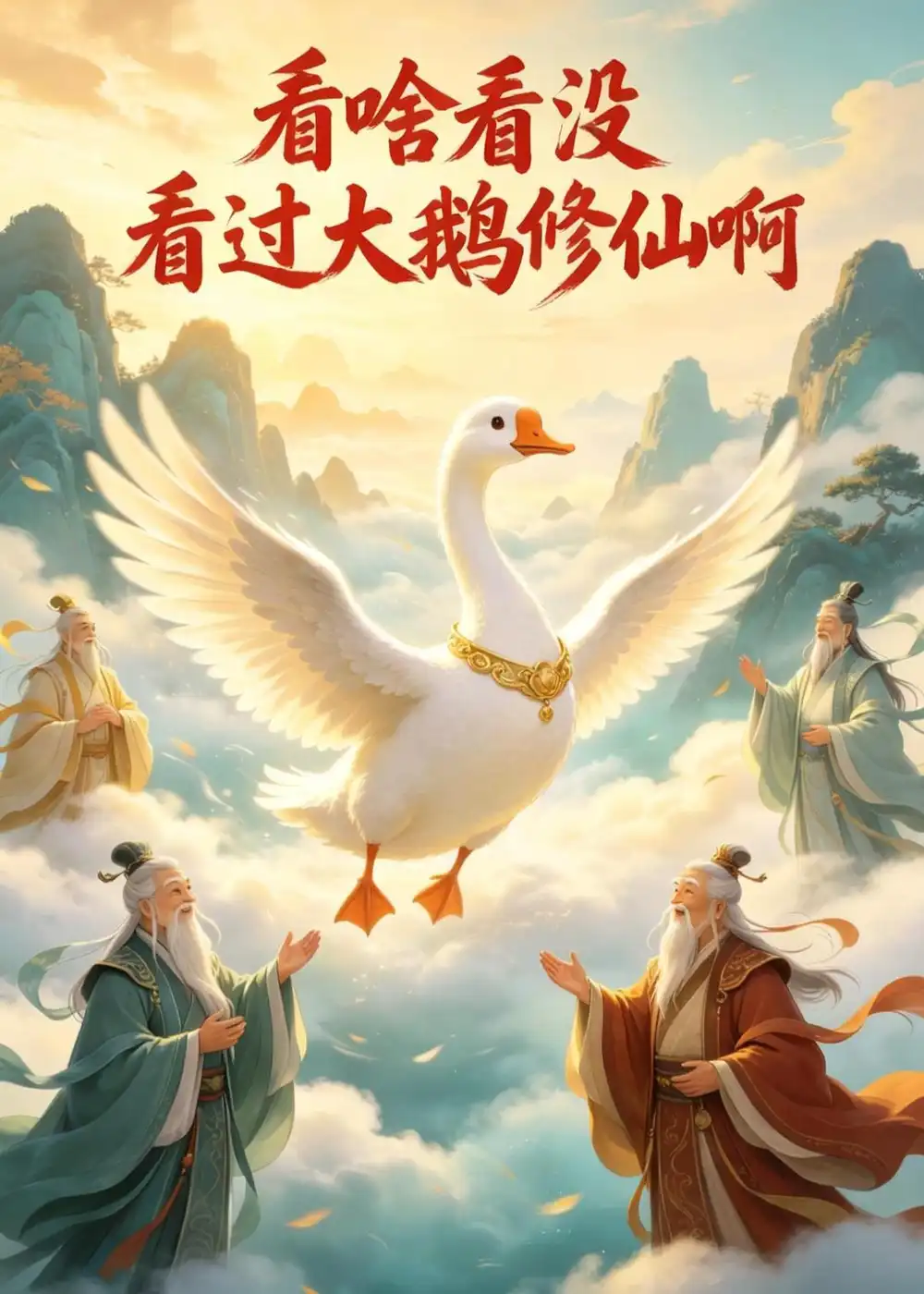 看啥看没看过大鹅修仙啊 看啥看没看过大鹅修仙啊