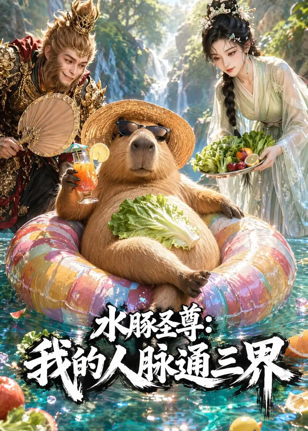 水豚圣尊我的人脉通三界（45集）-海之城短剧项目