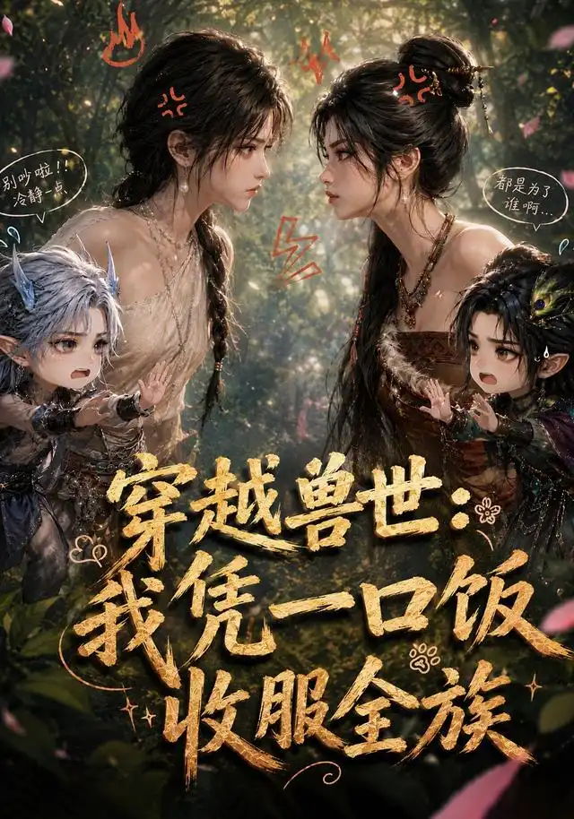 穿越兽世我凭一口饭收服全族（74集）AI短剧-海之城短剧项目