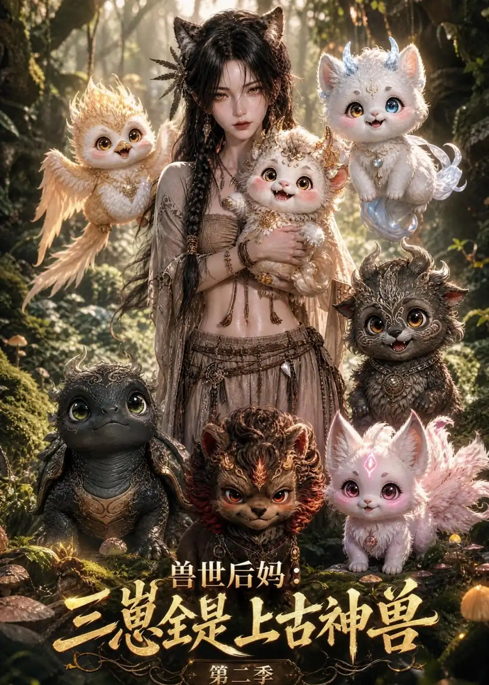 兽世后妈三崽全是上古神兽第二季（86集）-海之城短剧项目