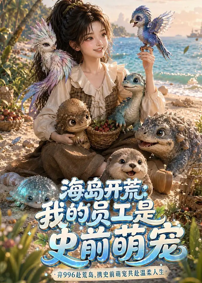 海岛开荒我的员工是史前萌宠（47集）-海之城短剧项目