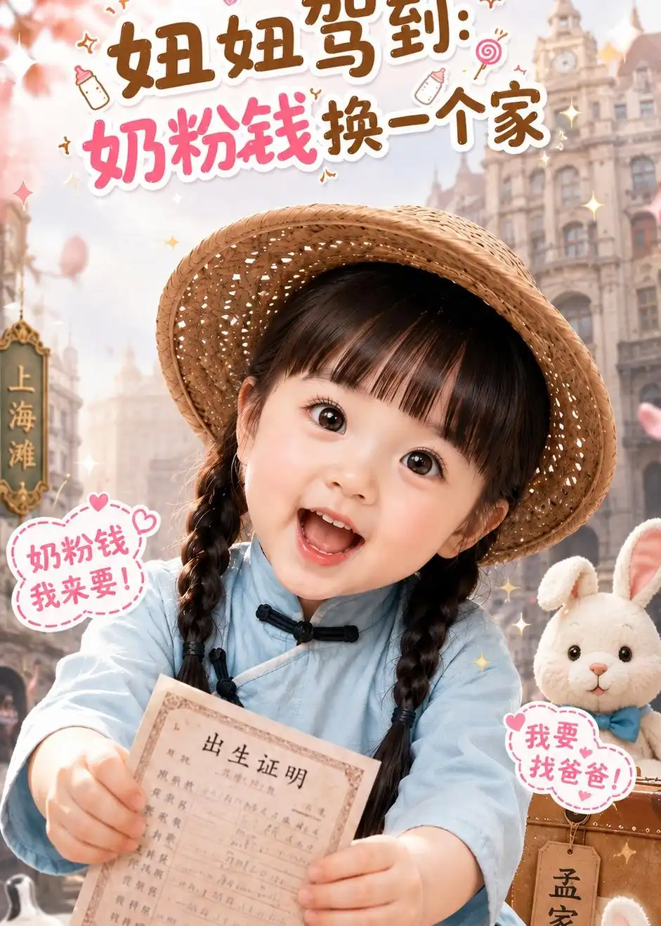 妞妞驾到奶粉钱换一个家（63集） - 海之城短剧