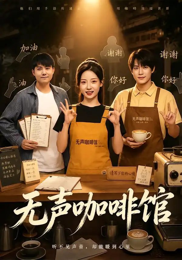无声咖啡馆（41集）郭怡凡＆陈帅 - 海之城短剧