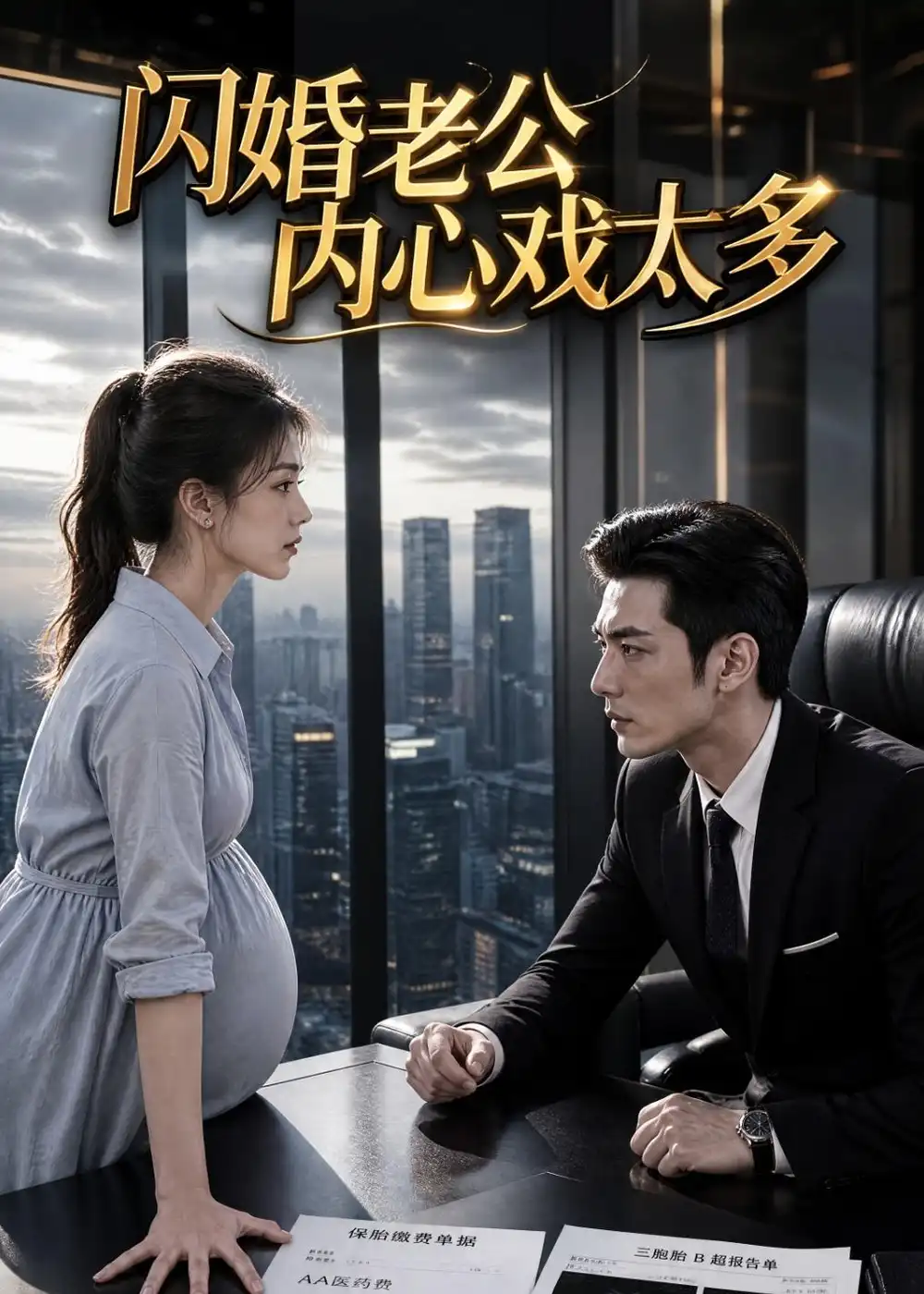 闪婚老公内心戏太多（41集）-海之城短剧项目