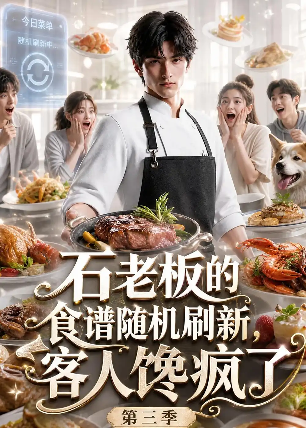 石老板的食谱随机刷新客人馋疯了第三季（110集） - 海之城短剧