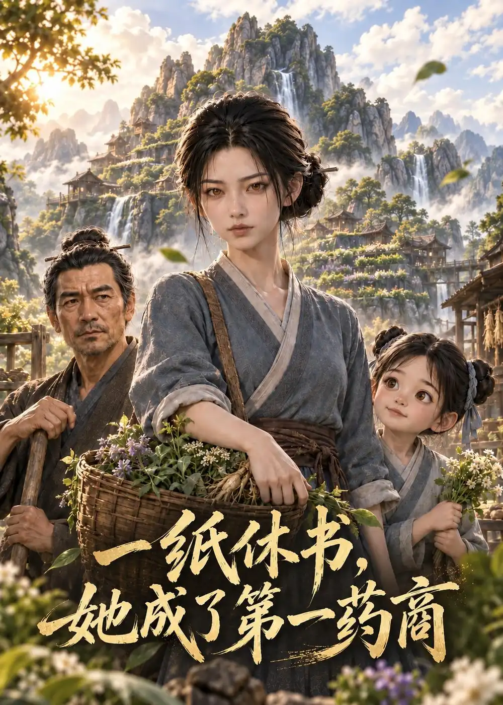 一纸休书她成了第一药商（80集）-海之城短剧项目