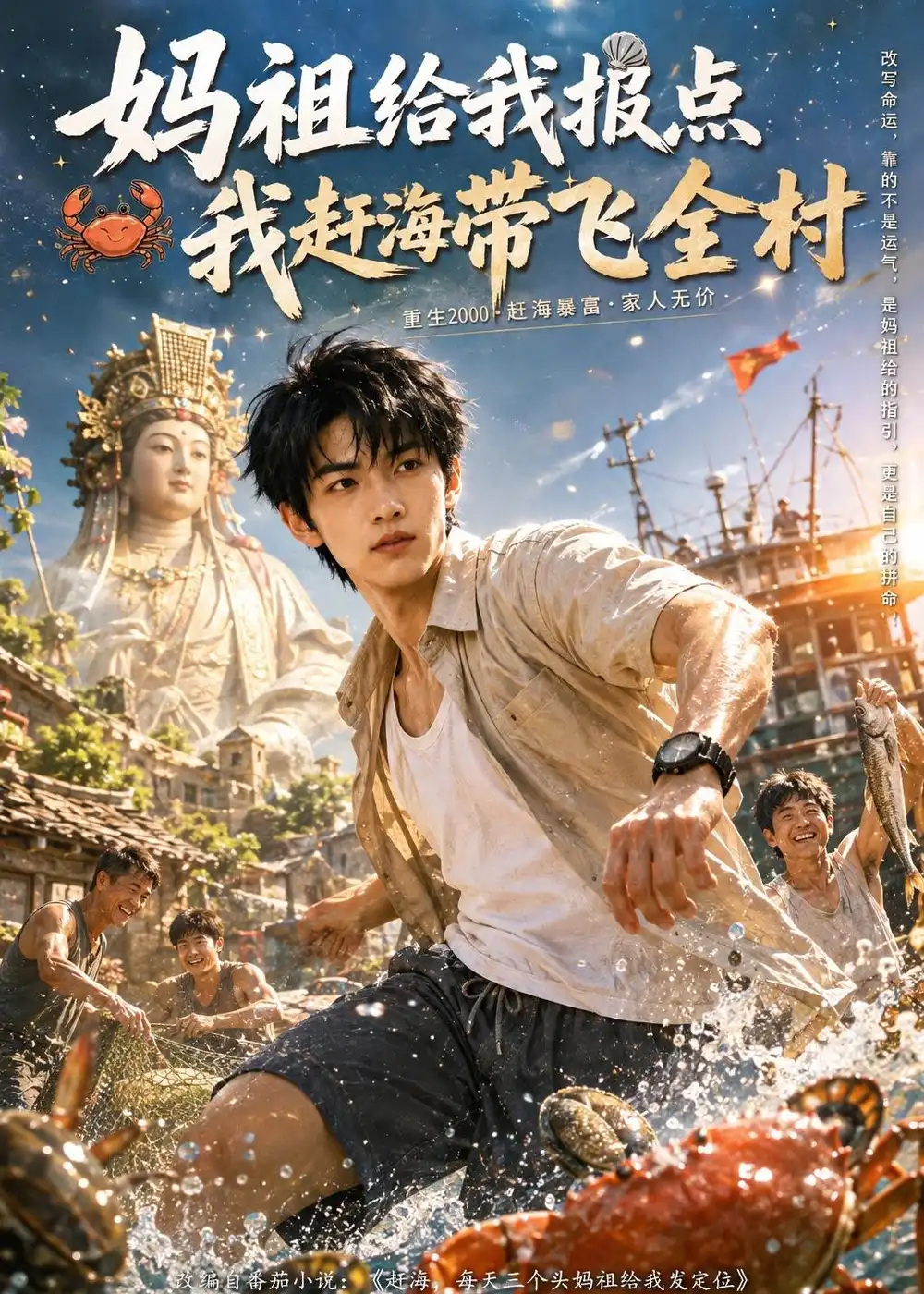妈祖给我报点我赶海带飞全村（289集）-海之城短剧项目