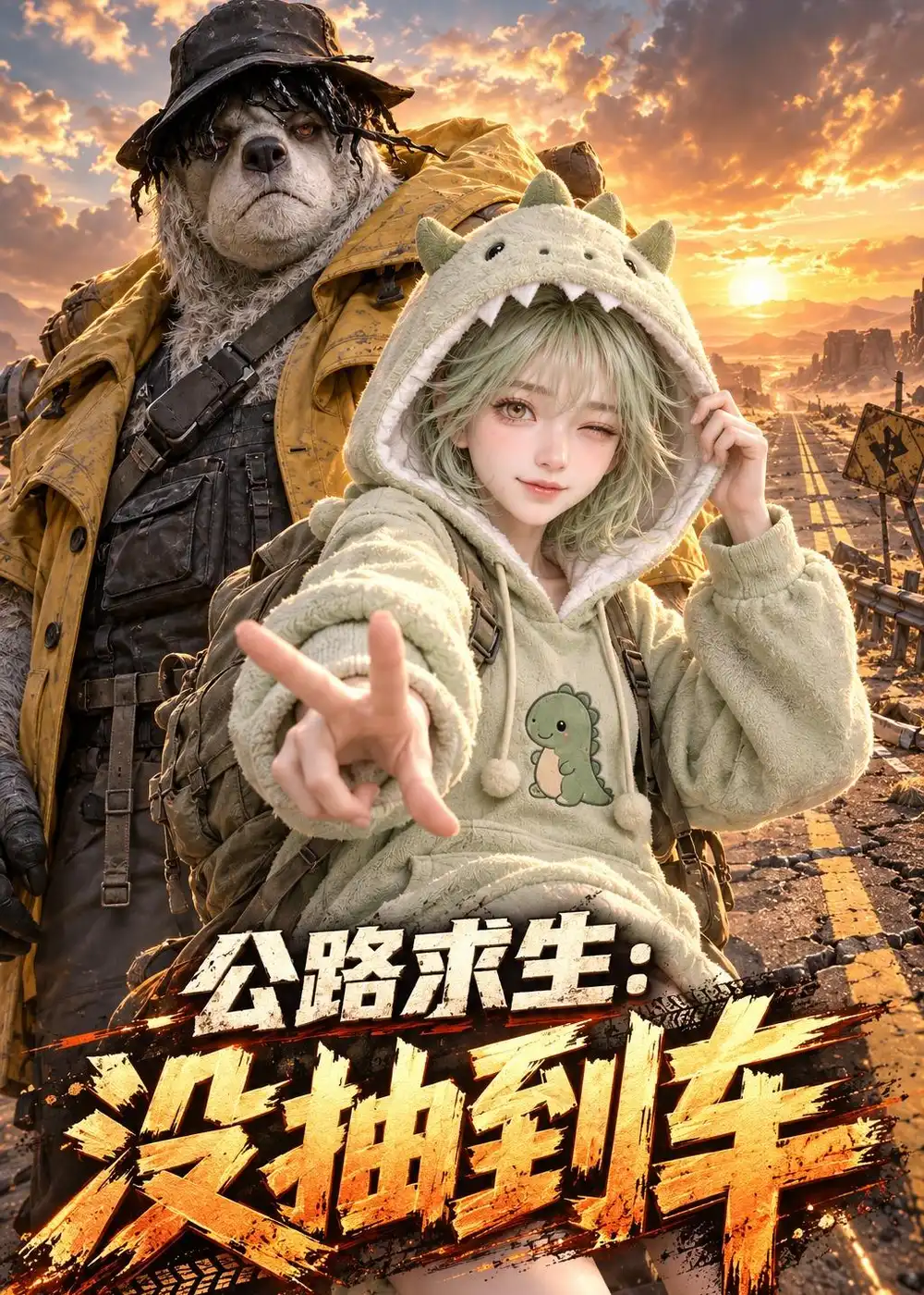 公路求生没抽到车（124集）-海之城短剧项目