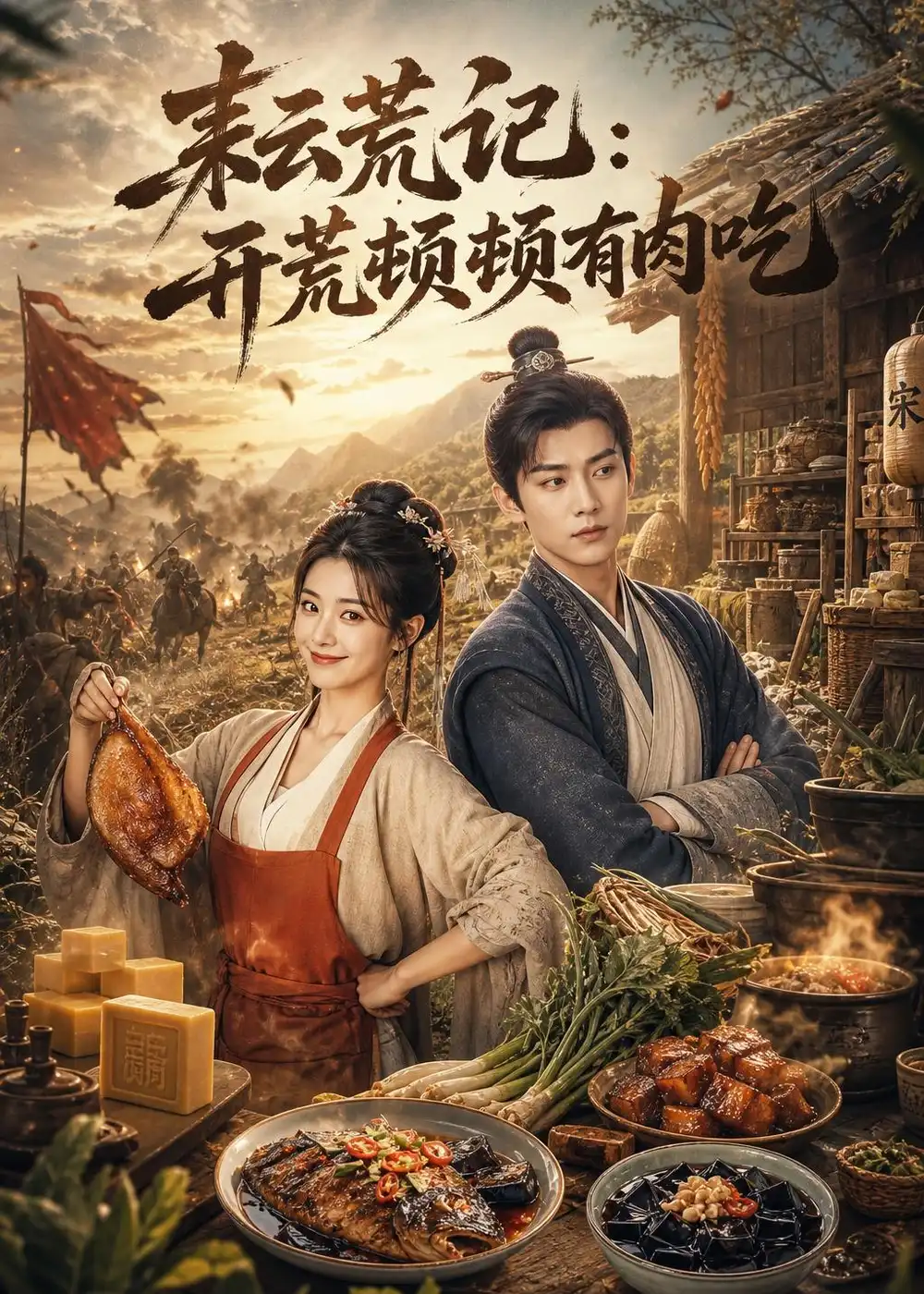 耘荒记开荒顿顿有肉吃（584集） - 海之城短剧