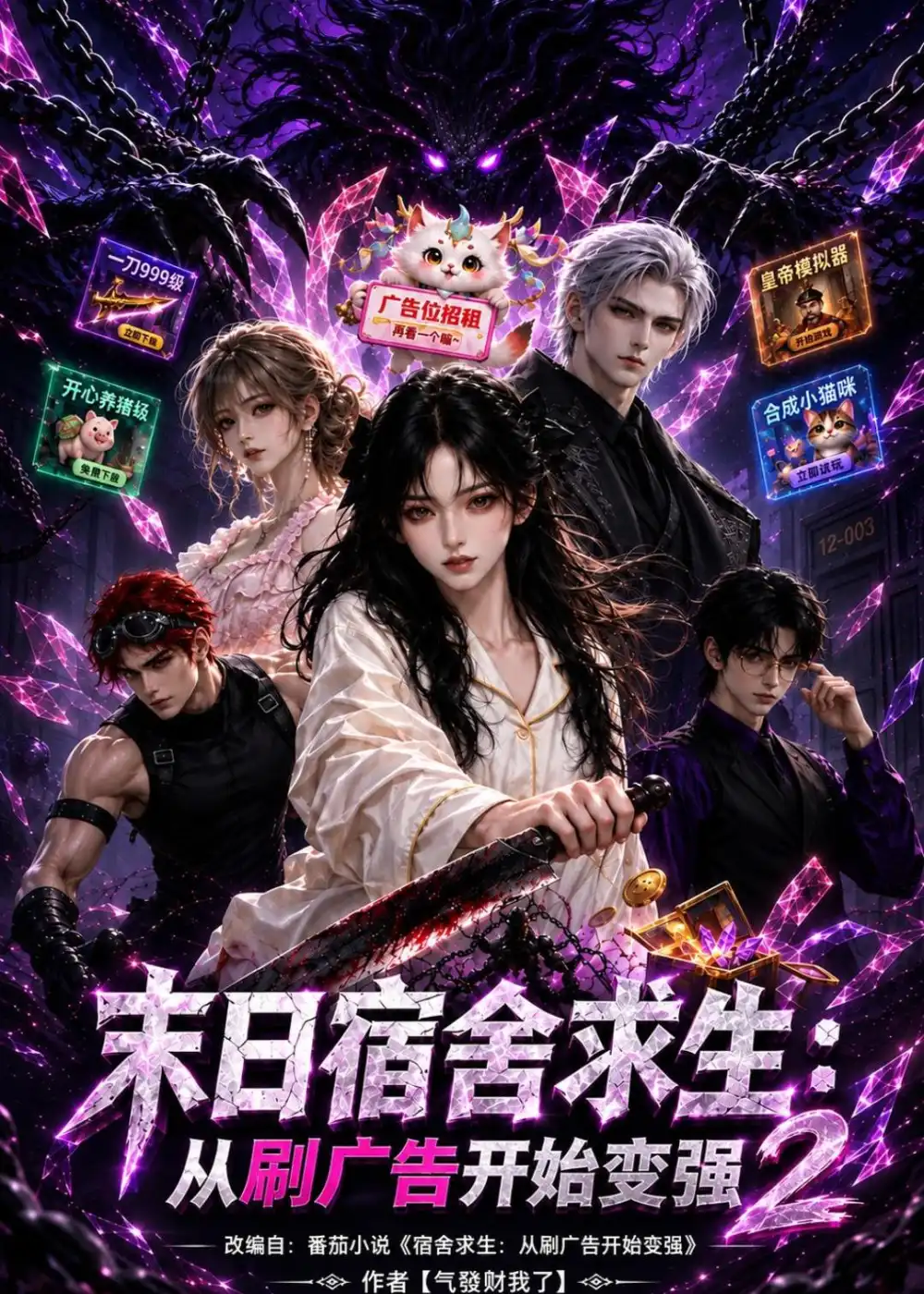 末日宿舍求生从刷广告开始变强2（102集）-海之城短剧项目