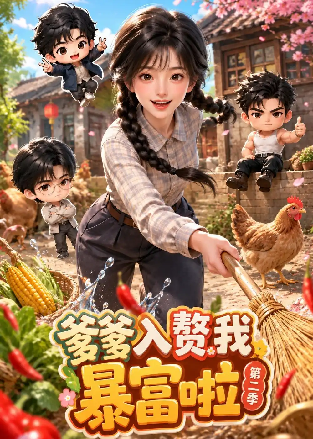 爹爹入赘我暴富啦第二季（138集）-海之城短剧项目