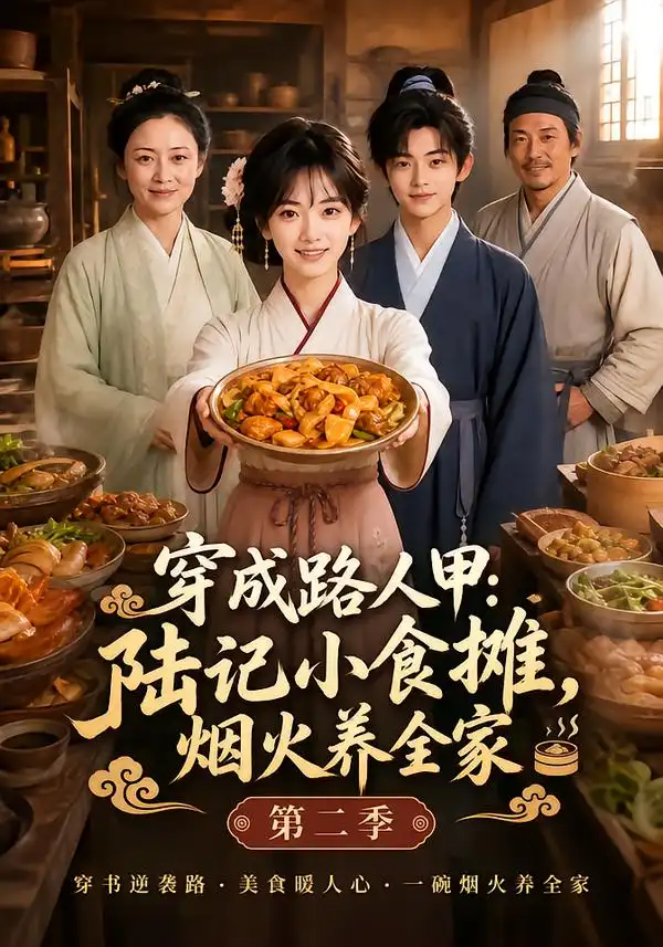 穿成路人甲陆记小食摊烟火养全家第二季（70集）-海之城短剧项目
