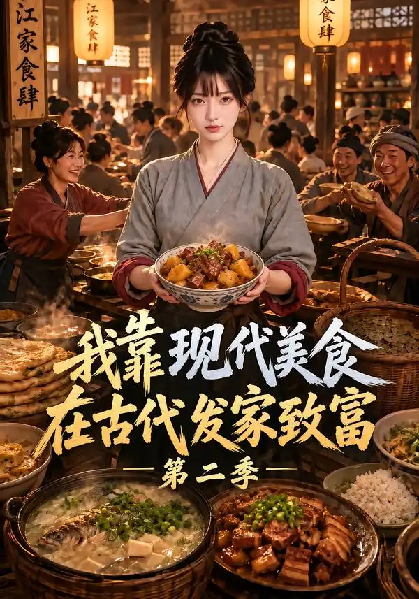 我靠现代美食在古代发家致富第二季（100集）-海之城短剧项目