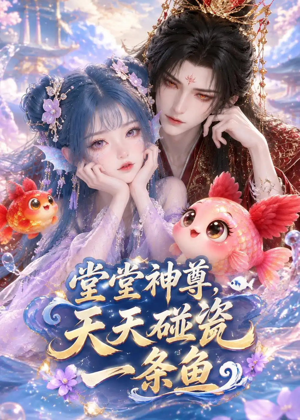堂堂神尊天天碰瓷一条鱼（35集）-海之城短剧项目
