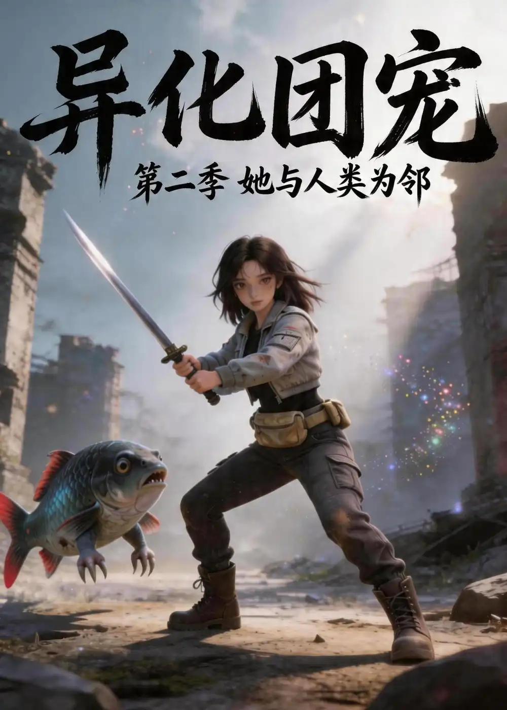 异化团宠第二季她与人类为邻（58集）-海之城短剧项目