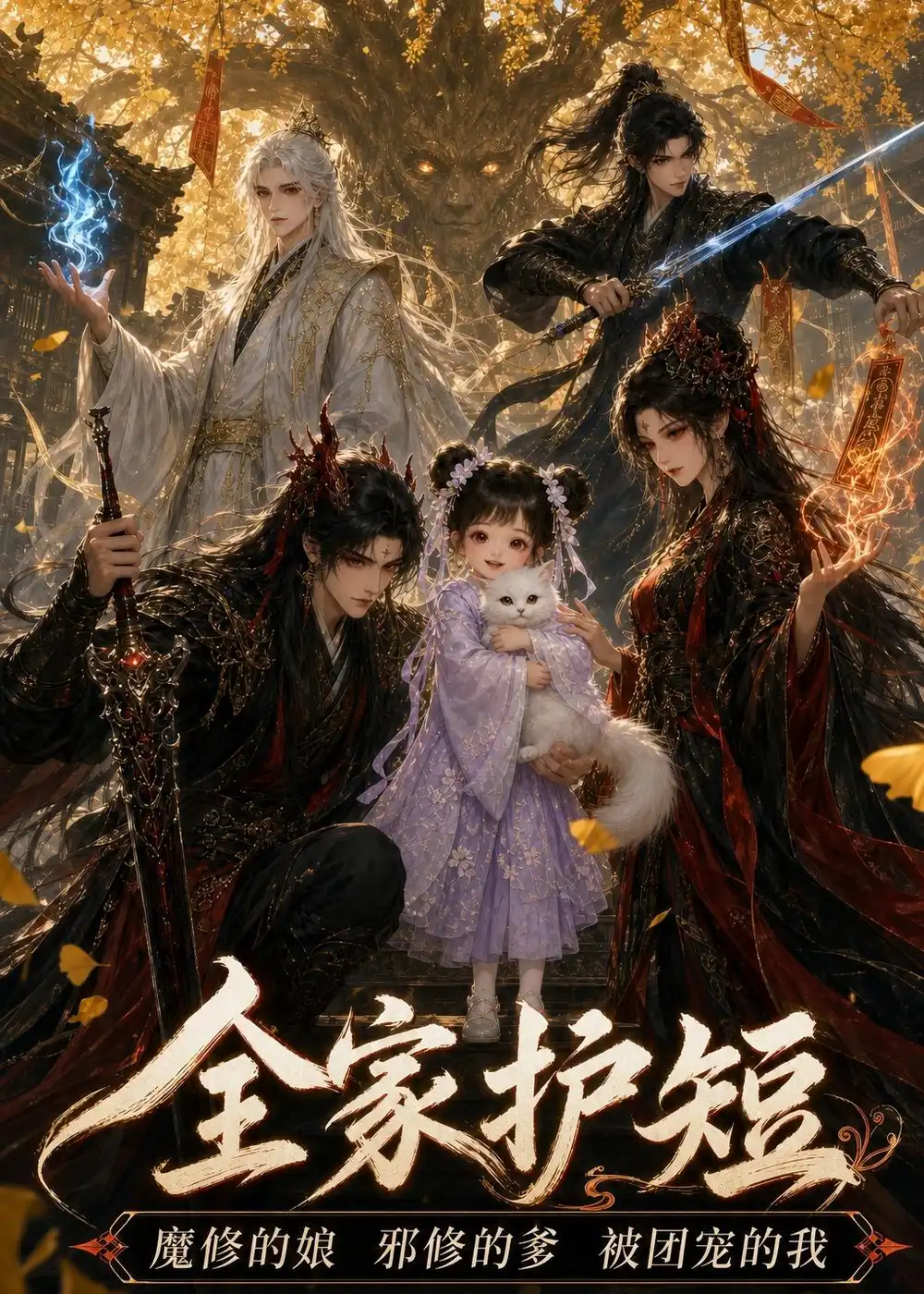 全家护短魔修的娘邪修的爹被团宠的我（300集）-海之城短剧项目