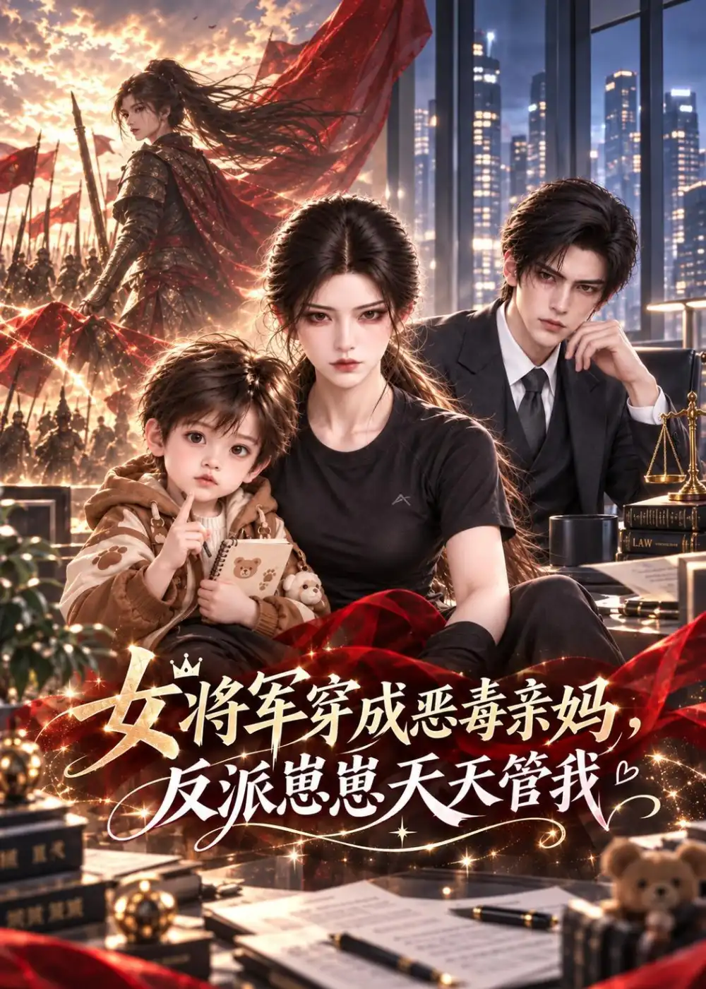 女将军穿成恶毒亲妈反派崽崽天天管我（53集）-海之城短剧项目