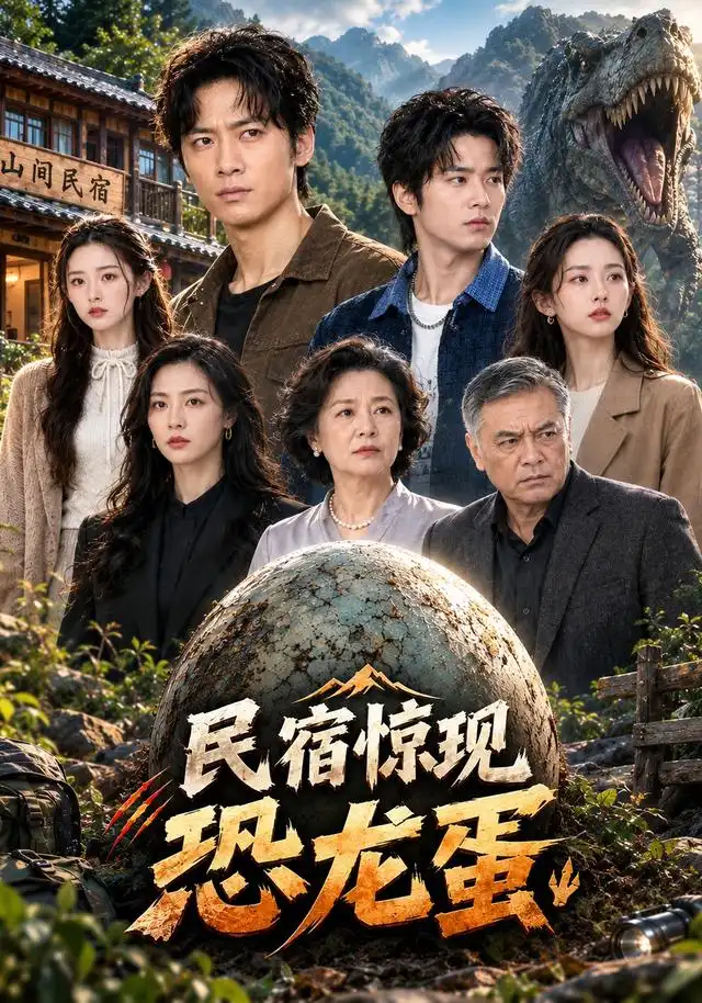 民宿惊现恐龙蛋（66集）崔旭阳＆周昱-海之城短剧项目