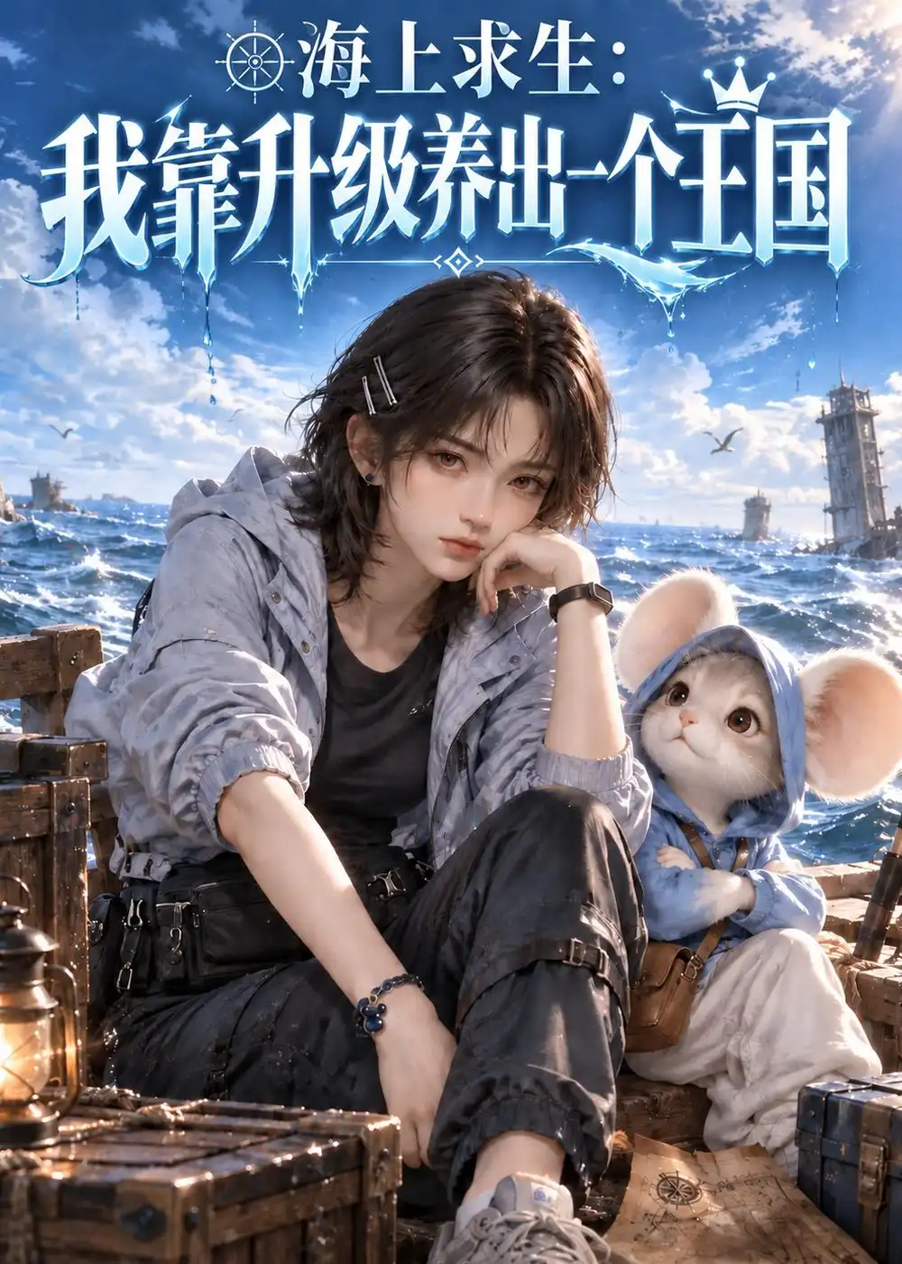 海上求生我靠升级养出一个王国（112集） - 海之城短剧