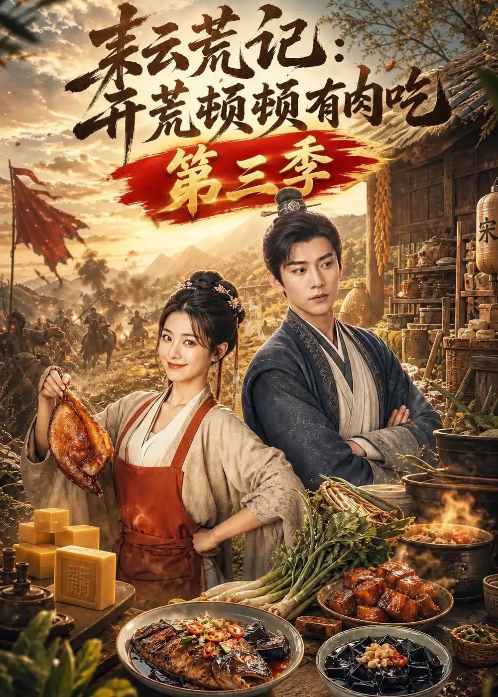 耘荒记开荒顿顿有肉吃第三季（140集）-海之城短剧项目