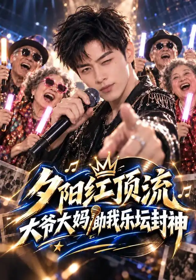 夕阳红顶流大爷大妈助我乐坛封神（105集）AI短剧 - 海之城短剧