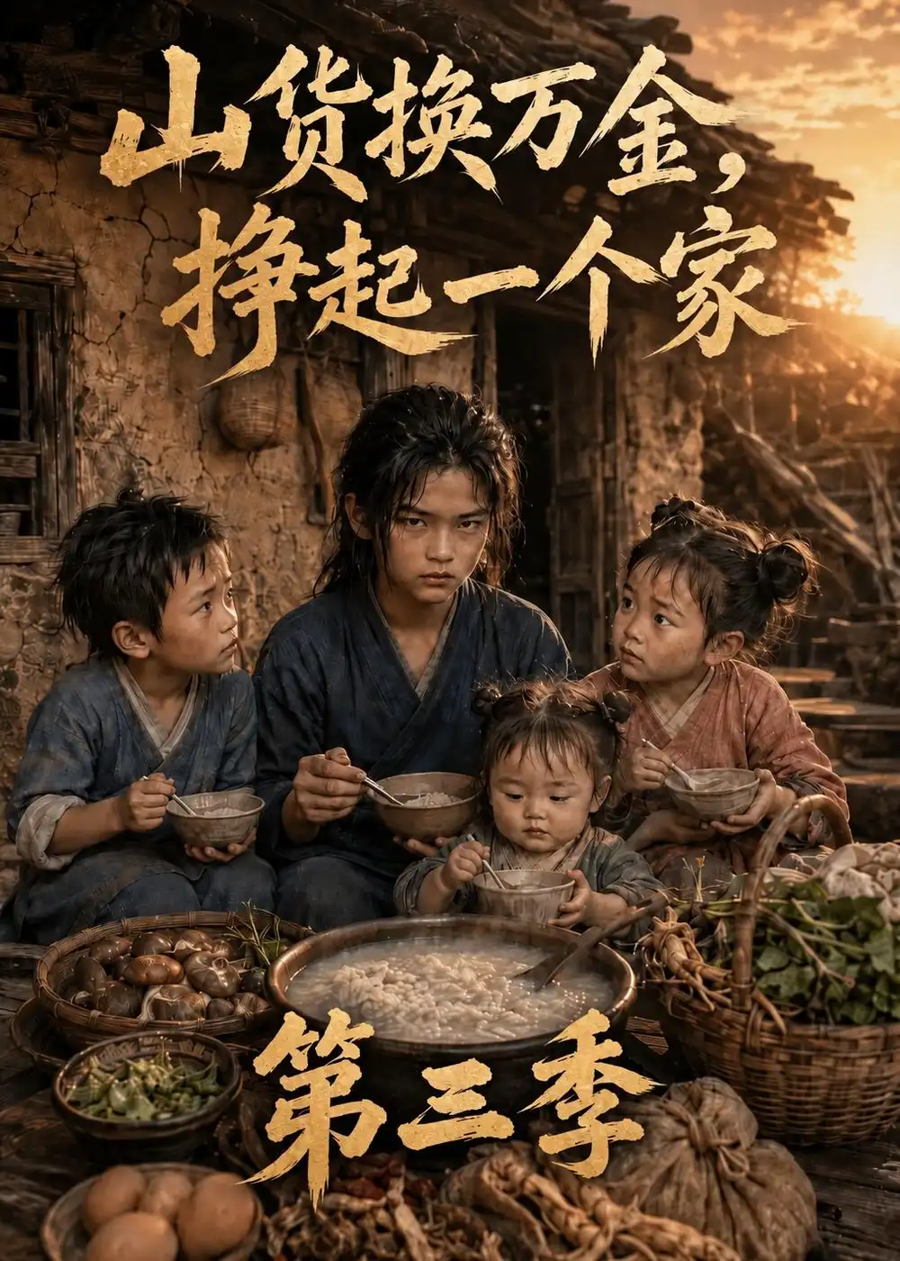 山货换万金挣起一个家第三季（133集）-海之城短剧项目