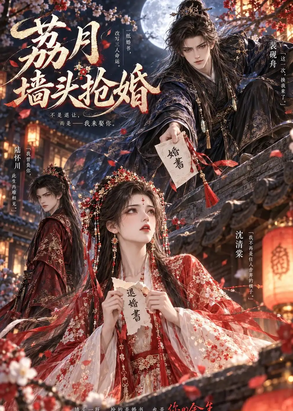 荔月墙头抢婚（56集）-海之城短剧项目
