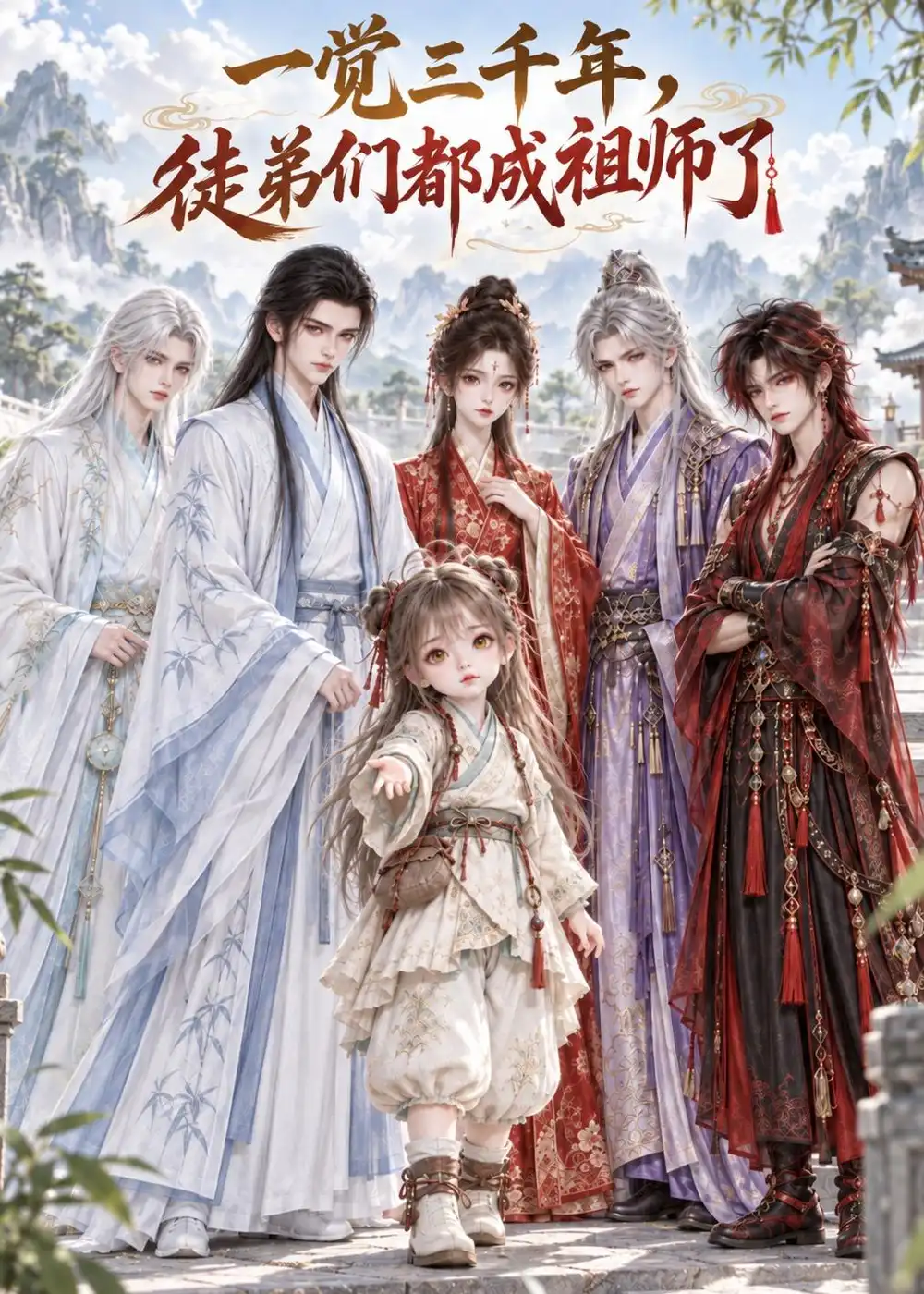 一觉三千年徒弟们都成祖师了（62集）-海之城短剧项目