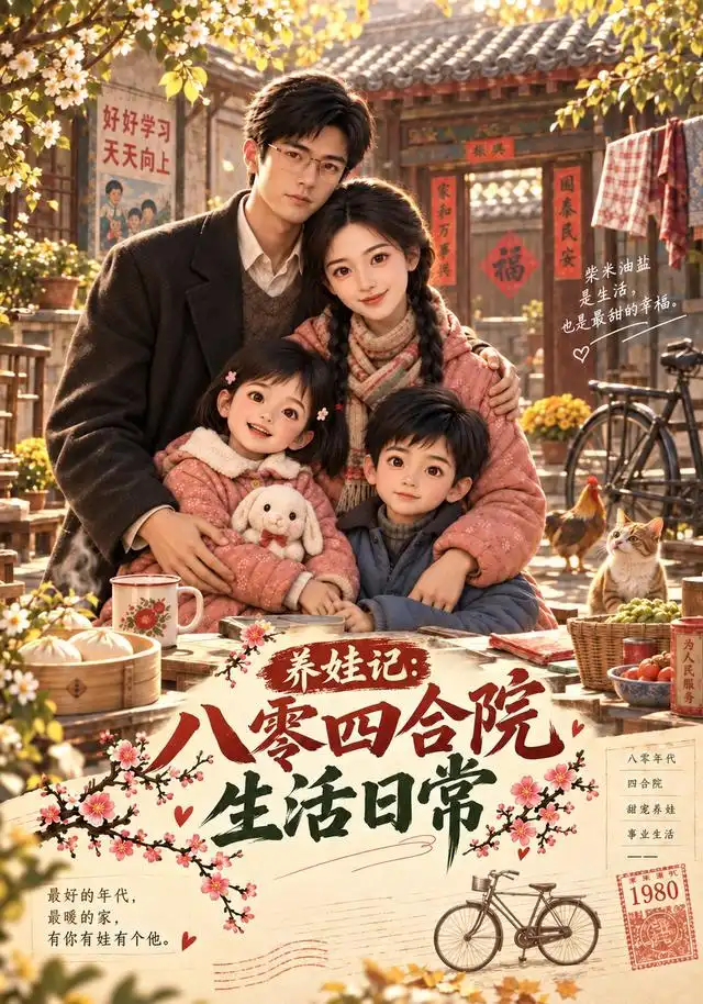 养娃记八零四合院生活日常（191集）-海之城短剧项目