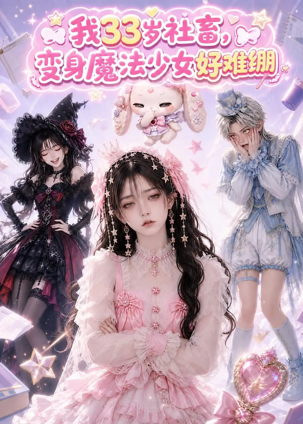 我33岁社畜变身魔法少女好难绷（60集） - 海之城短剧