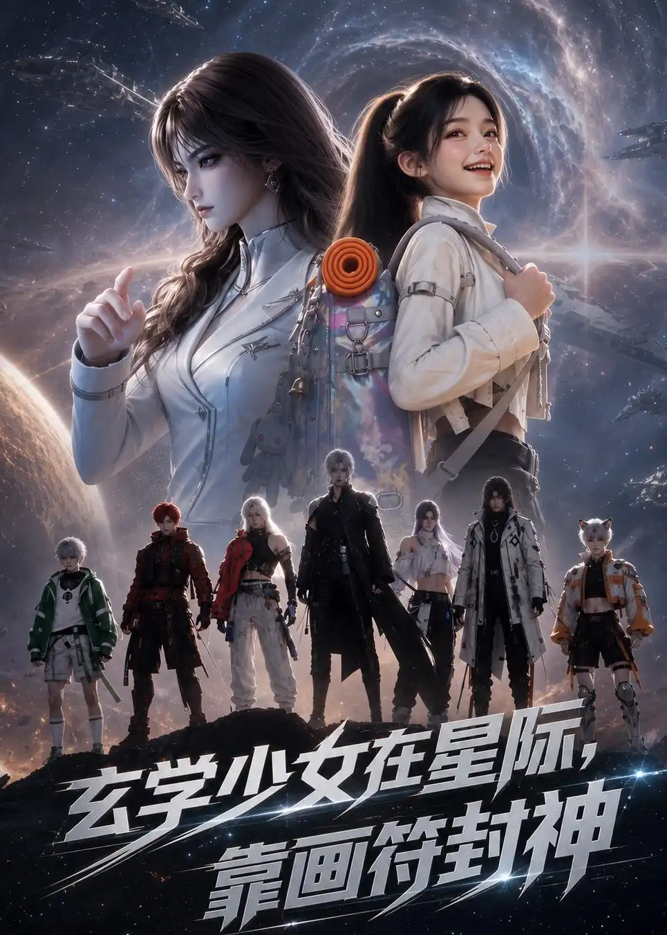 玄学少女在星际靠画符封神（84集） - 海之城短剧