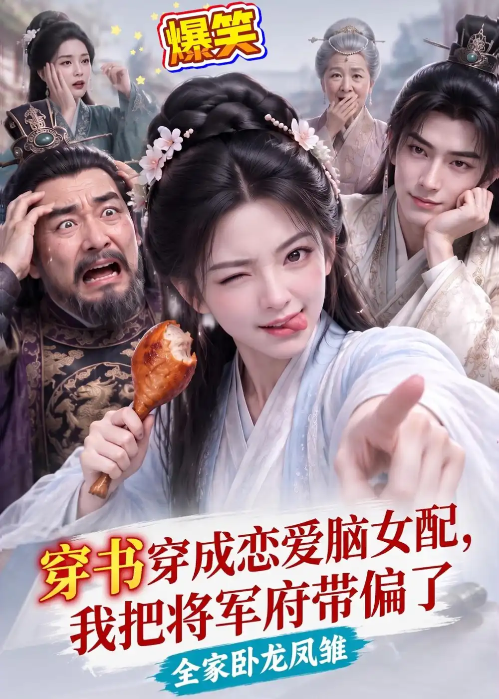 穿书穿成恋爱脑女配我把将军府带偏了（210集）-海之城短剧项目