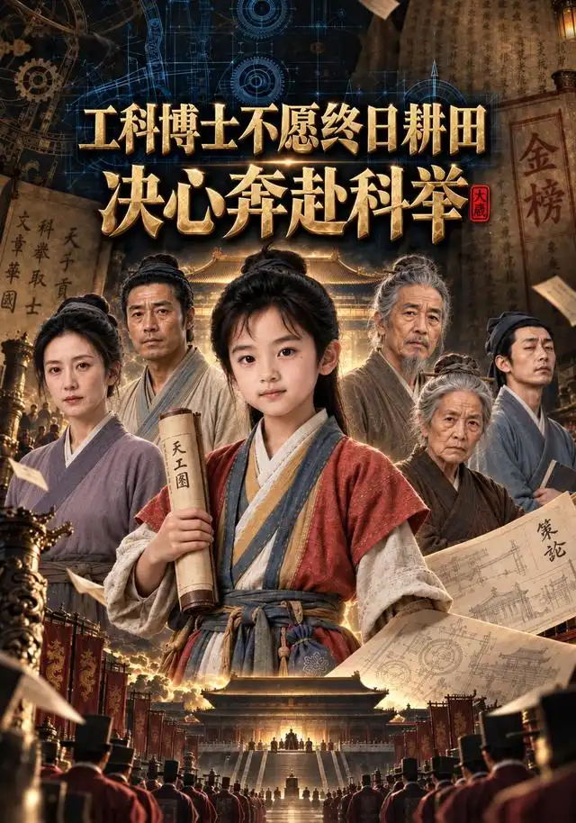 工科博士不愿终日耕田决心奔赴科举（155集）-海之城短剧项目
