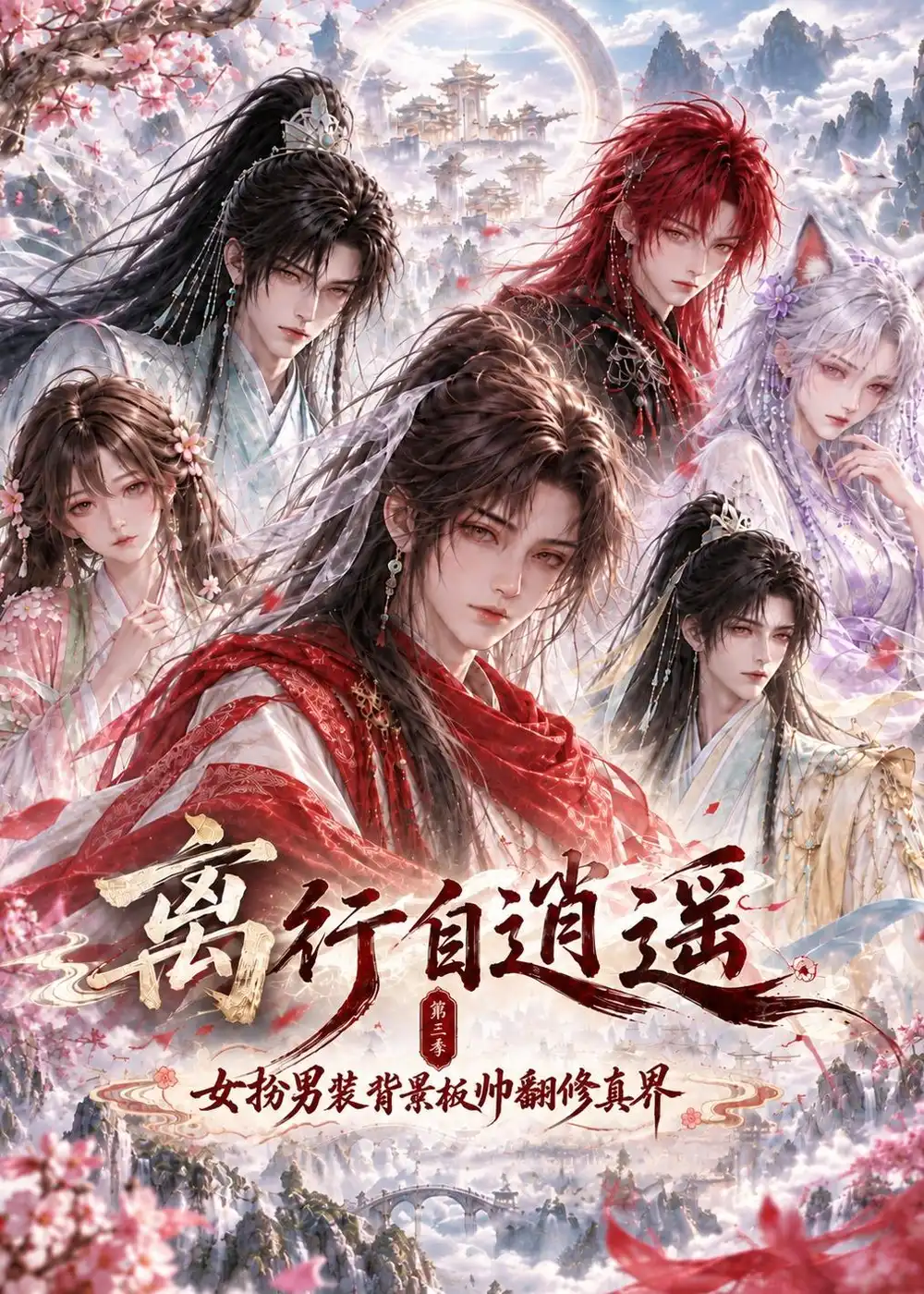 离行自逍遥女扮男装背景板帅翻修真界第三季（169集）-海之城短剧项目