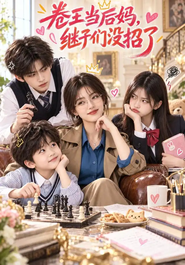 卷王当后妈继子们没招了（95集）-海之城短剧项目