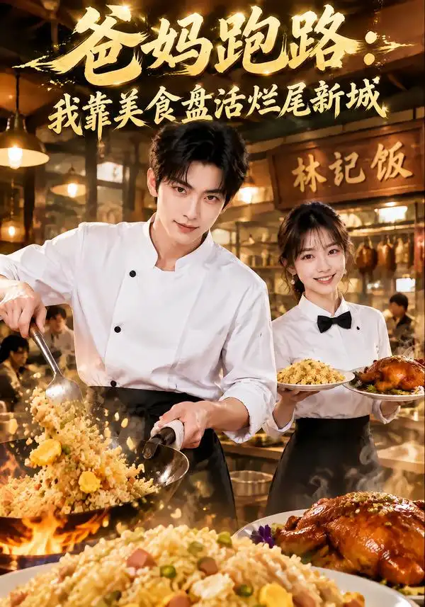 爸妈跑路我靠美食盘活烂尾新城（80集）-海之城短剧项目