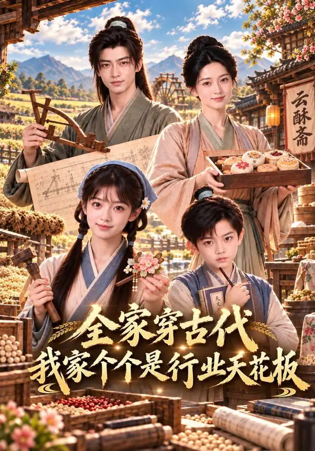 全家穿古代我家个个是行业天花板（105集）-海之城短剧项目