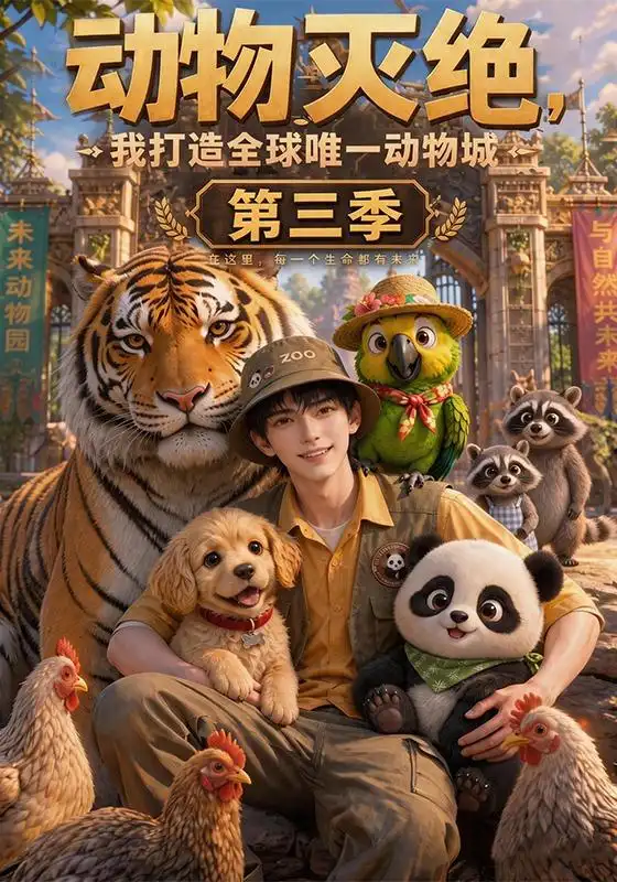 动物灭绝我打造全球唯一动物城第三季（165集）-海之城短剧项目