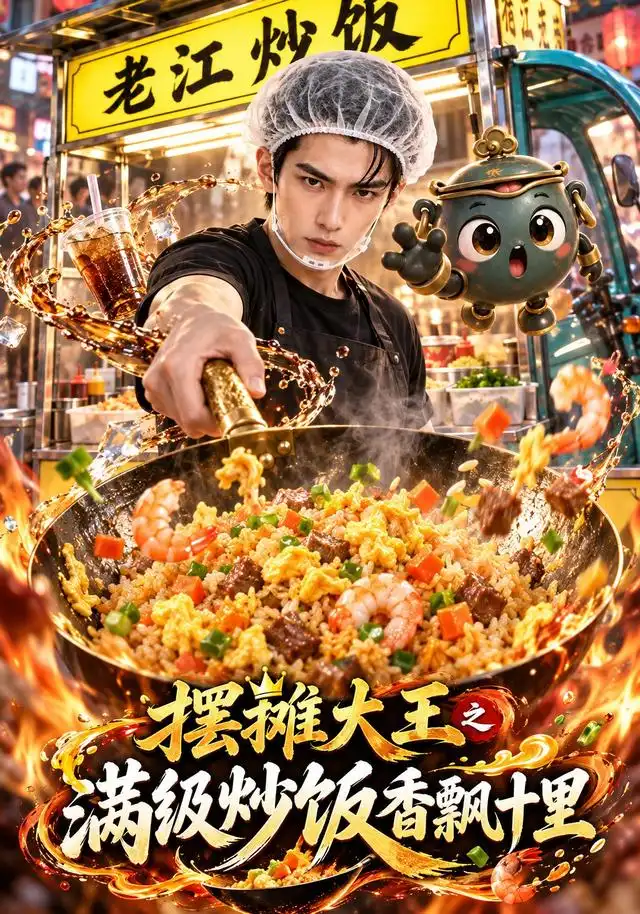 摆摊大王之满级炒饭香飘十里（123集）-海之城短剧项目