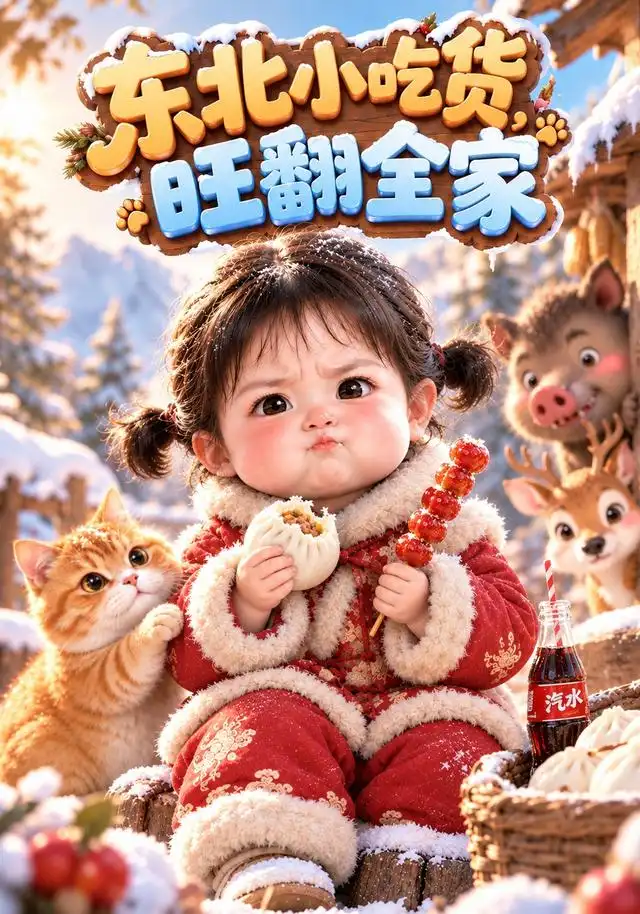 东北小吃货旺翻全家 东北小吃货旺翻全家
