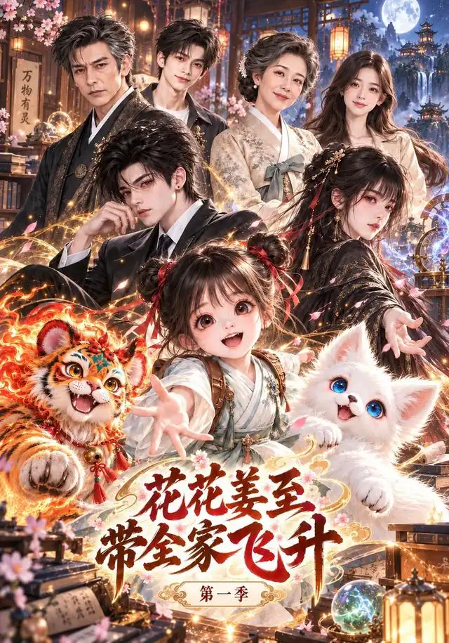 花花姜至带全家飞升第一季（120集）-海之城短剧项目