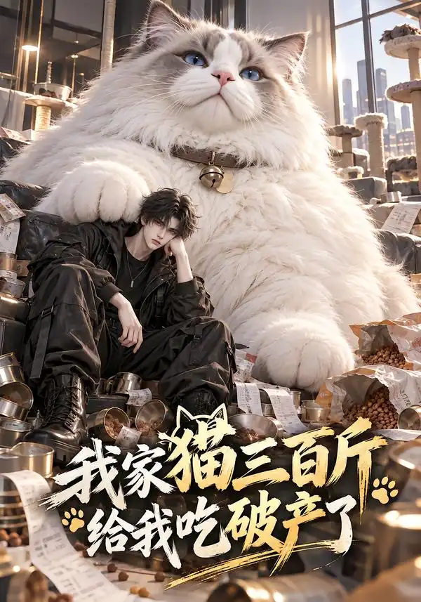 我家猫三百斤给我吃破产了（55集）-海之城短剧项目