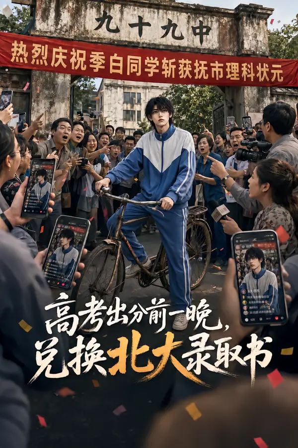 高考出分前一晚兑换北大录取书（86集）-海之城短剧项目