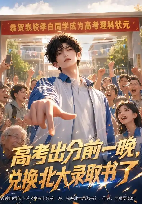 高考出分前一晚兑换北大录取书了（80集）-海之城短剧项目