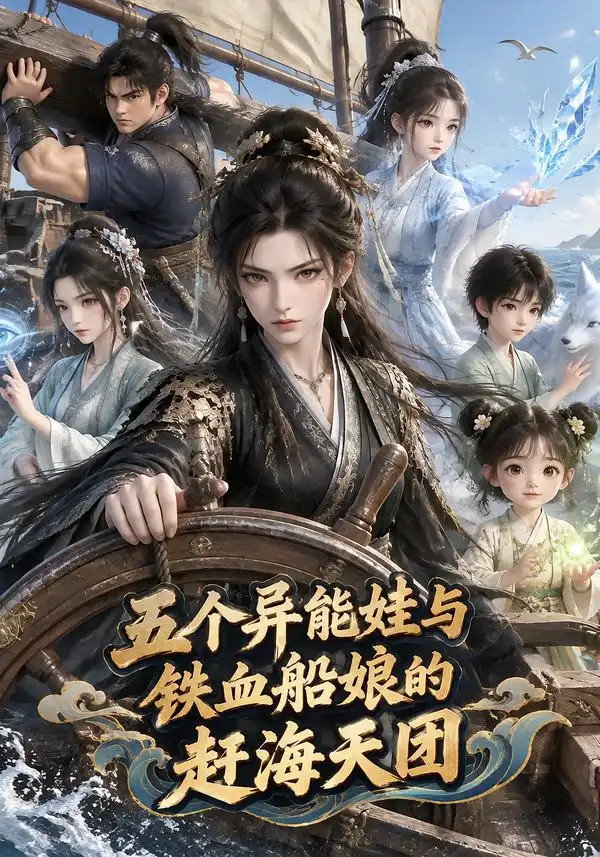 五个异能娃与铁血船娘的赶海天团 （94集）-海之城短剧项目