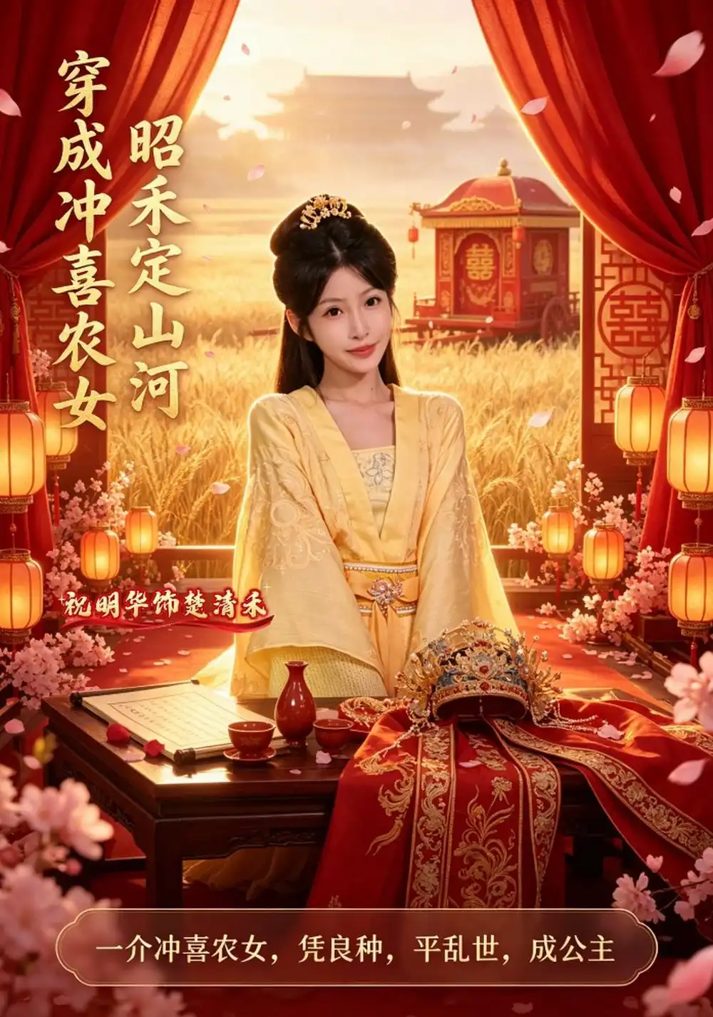 穿成冲喜农女昭禾定山河（35集）祝明华＆范虎-海之城短剧项目